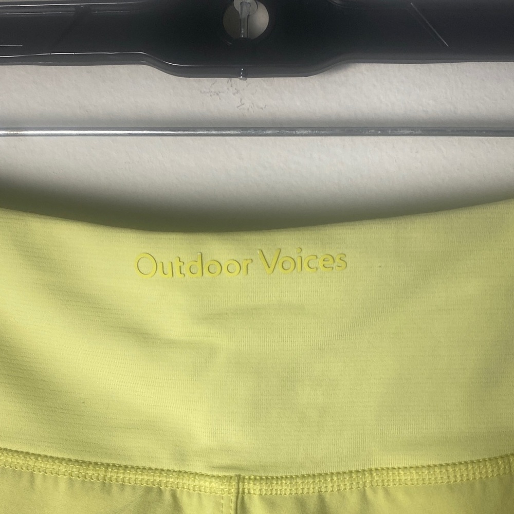 Outdoor Voices Bright Yellow Athletic Shorts - Picture 5 of 5